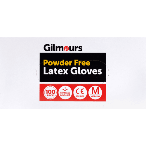 Gilmours Latex Glove Powder Free Medium