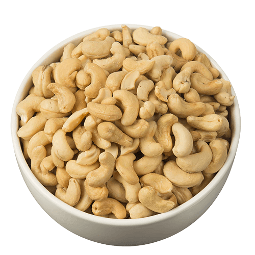 Roasted Unsalted Cashews per kg