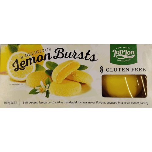 Jon Jon Gluten Free Lemon Bursts Biscuits