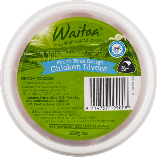 Waitoa Free Range Chicken Livers
