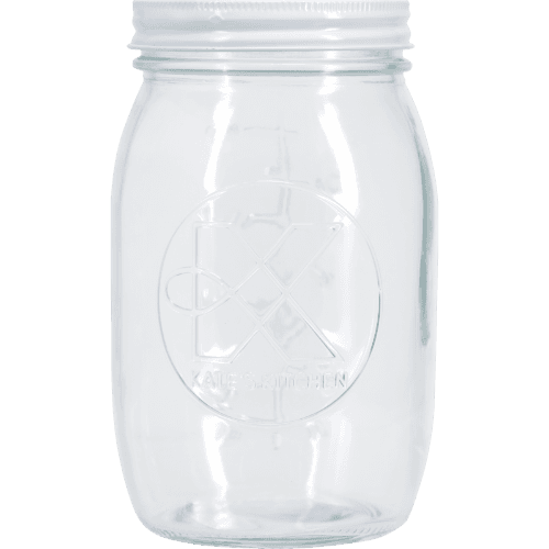 Kate's Kitchen Embossed Preserving Jar 1L