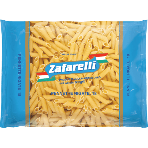 Zafarelli #18 Pennette Rigate Dry Pasta