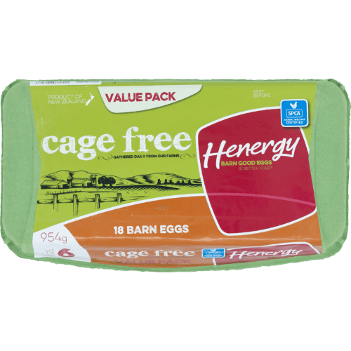 Henergy Cage Free Size 6 Eggs