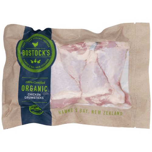 NZ Organic Chicken Drumsticks Skin On