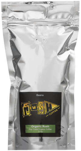 Rush Coffee Organic Coffee Beans 200 g