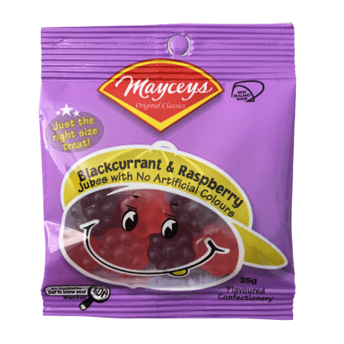 Mayceys Blackcurrant & Raspberry Jubes