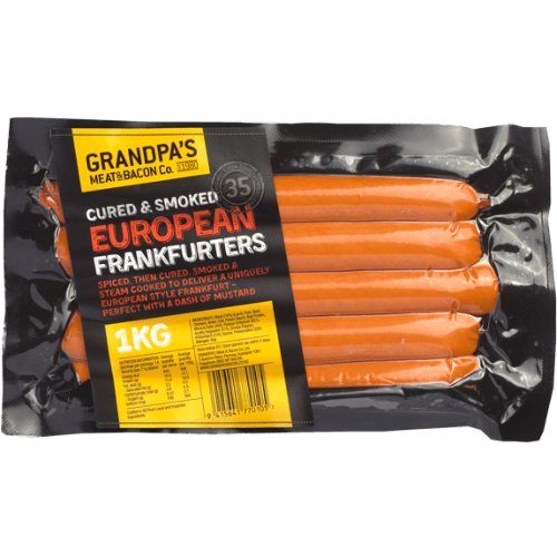Grandpa's Meat & Bacon Co. Frankfurters 1 kg