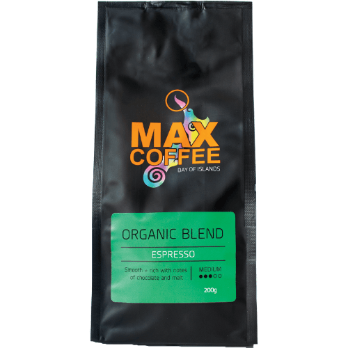Max Coffee Organic Blend Espresso Coffee 200 g