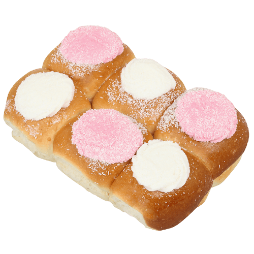 Iced Raspberry Buns