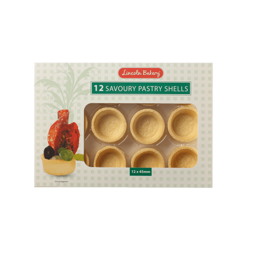 Lincoln Bakery Savoury Pastry Shells 45mm