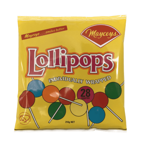 Mayceys Wrapped Lollipops