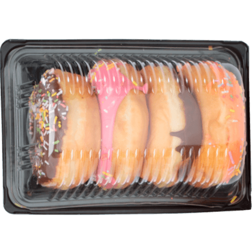 Kiwi Donuts Round Chocolate Mix Donuts