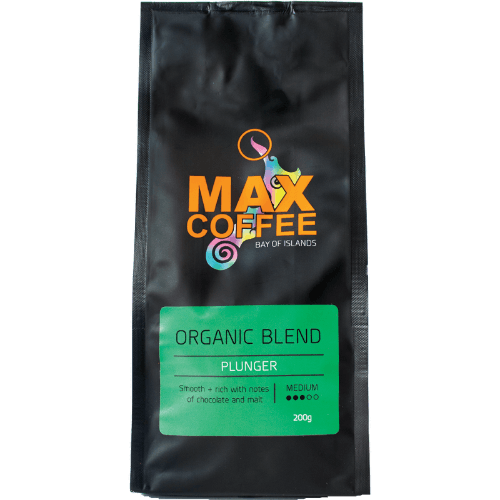 Max Coffee Organic Blend Plunger Coffee 200 g