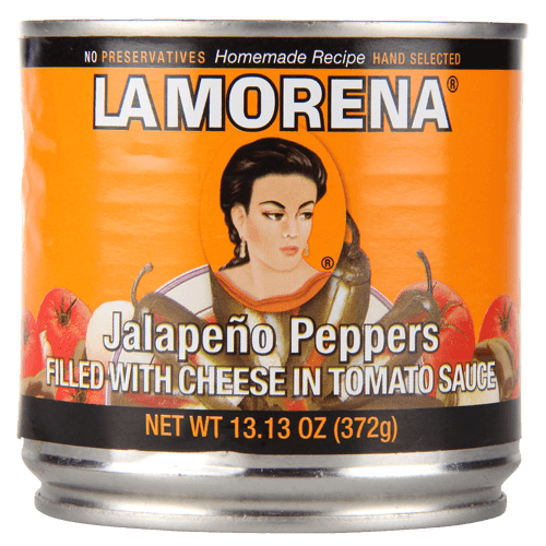La Morena Jalapeno Peppers Filled with Cheese in Tomato Sauce