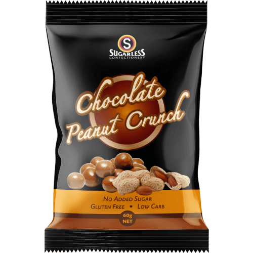 Sugarless Confectionery Sugar Free Chocolate Peanut Crunch Balls