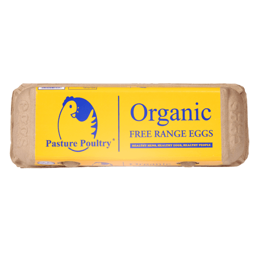 Pasture Poultry Organic Free Range Eggs 12 pack