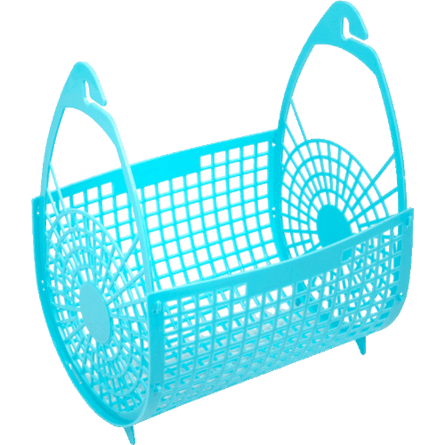 Effects Fold Up Peg Basket Assorted Colours