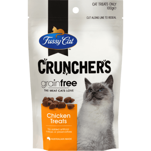 Fussy Cat Crunchers Grainfree Chicken Cat Treats