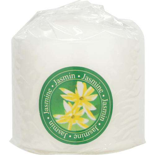 Golden Glow Candles Jasmine Pillar Candle
