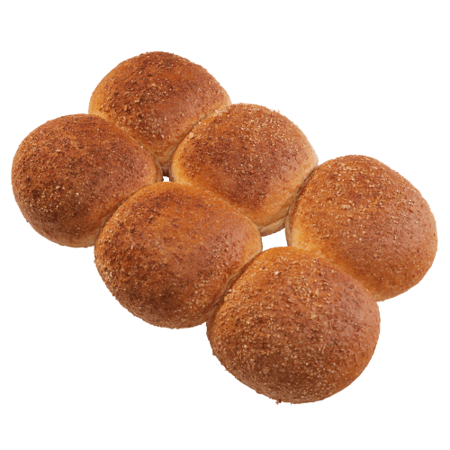 Round Wheatmeal Rolls