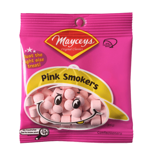 Mayceys Pink Smokers Confectionery