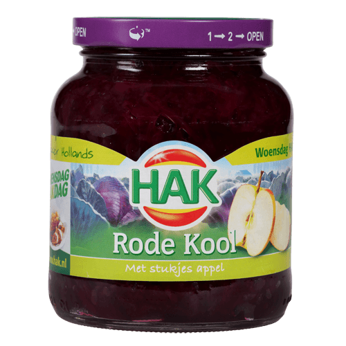 Hak Rode Kool Cabbage & Apple