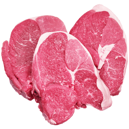 Lamb Steaks Boneless per kg
