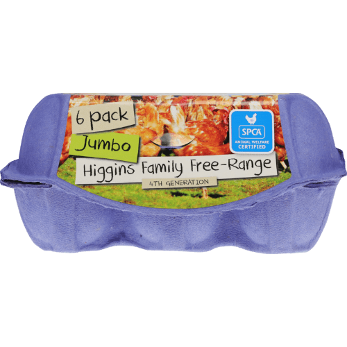 Higgins Family Free Range Jumbo Eggs