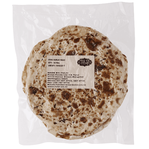NZ Flame Garlic Naan