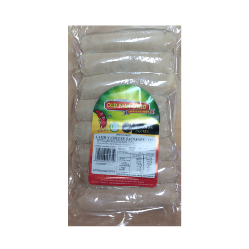 OFSG Lamb & Cheese Precooked Sausages 1 kg