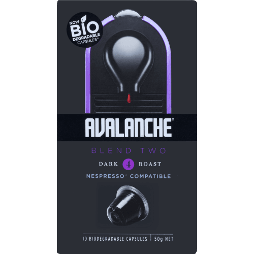 Avalanche Blend Two Dark 4 Roast Coffee Capsules
