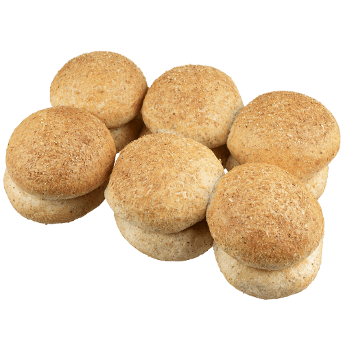 Round Wheatmeal Rolls