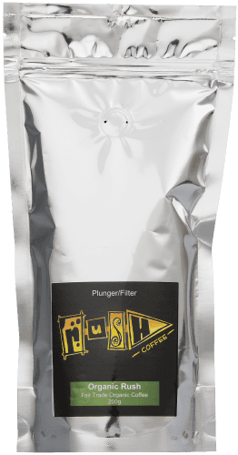 Rush Coffee Organic Plunger Filter Coffee 200 g