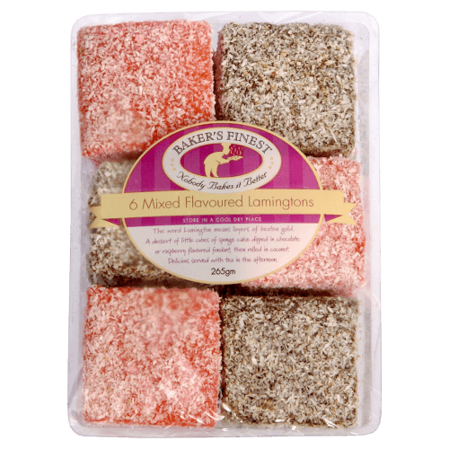 Baker's Finest Mixed Chocolate & Raspberry Lamington