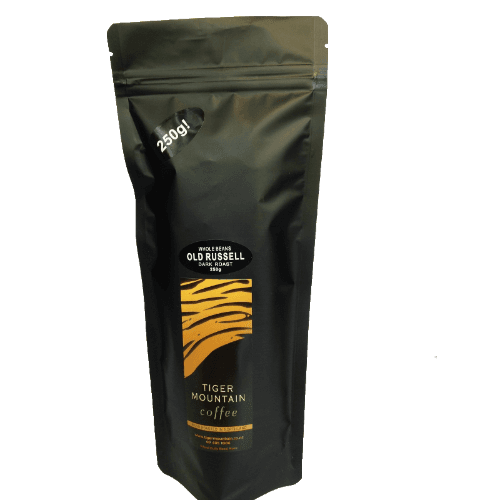 Tiger Mountain Old Russell Whole Bean Coffee 250 g