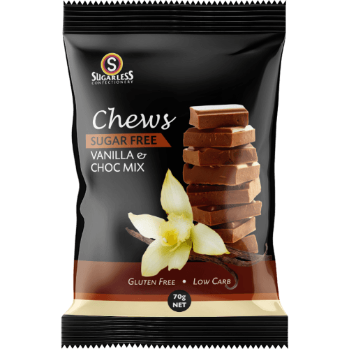 Sugarless Confectionery Sugar Free Vanilla & Chocolate Mix Chews