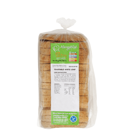 Pastry Kitchen Allergy Wise Toastable White Loaf