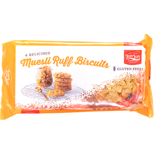 Jon Jon Gluten Free Muesli Ruffs Biscuits