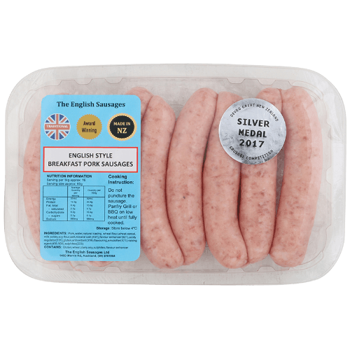 Pork Chipolata English Sausages