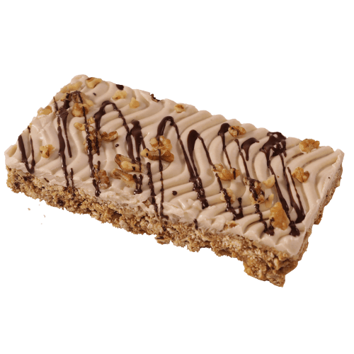 Coffee Walnut Fudge Slice