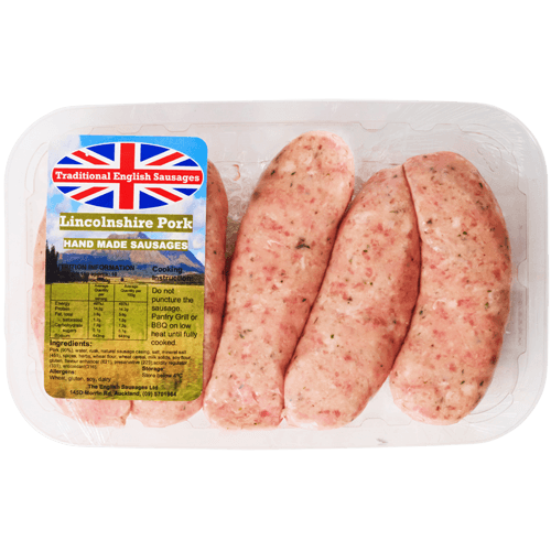 Lincolnshire Pork English Sausages