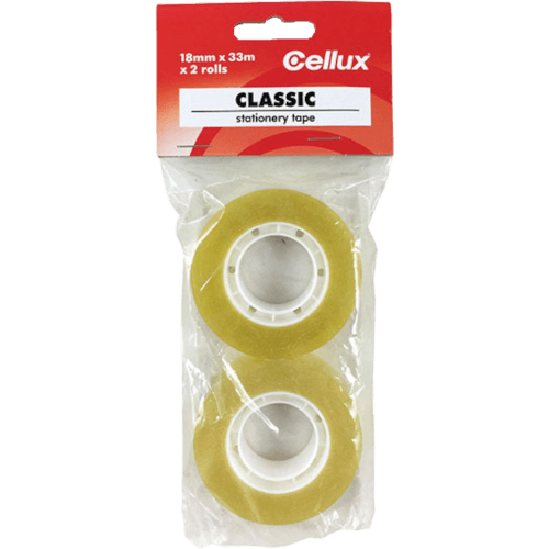 Cellux Classic Stationery Tape Twin Pack