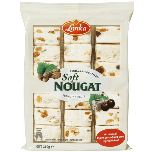 Lonka Peanuts & Fruit Soft Nougat