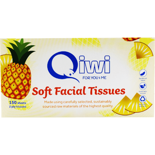 Qiwi Soft Facial Tissues 150 pack