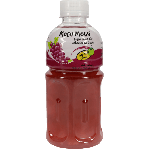 Mogu Mogu Grape Flavour Juice With Nate De Coco