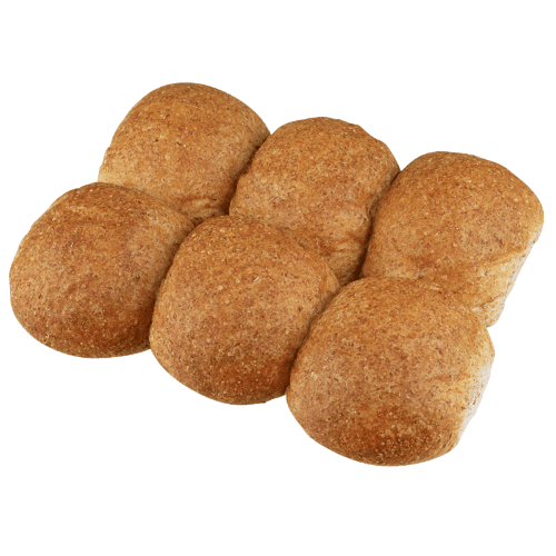 Round Wholemeal Rolls