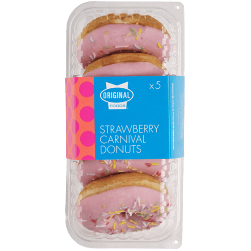 Strawberry Carnival Donuts 5 pack
