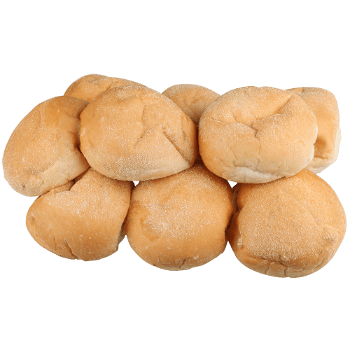 Plain Baps 9 pack