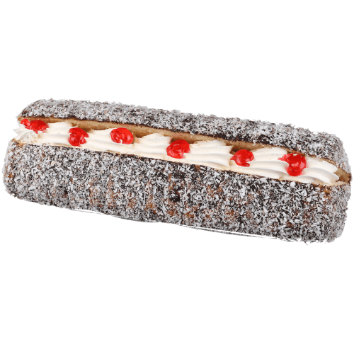 Chocolate Mock Cream Lamington