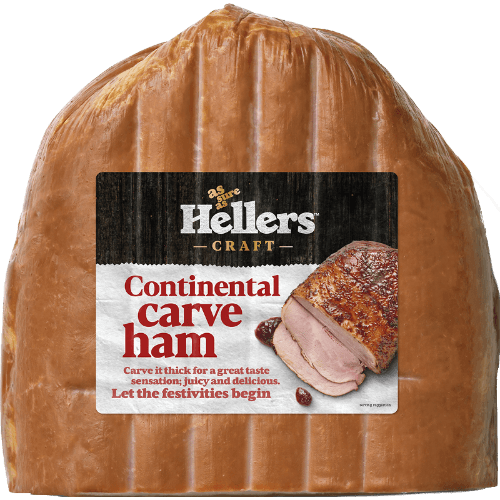 Hellers Continental Carve Ham per kg
